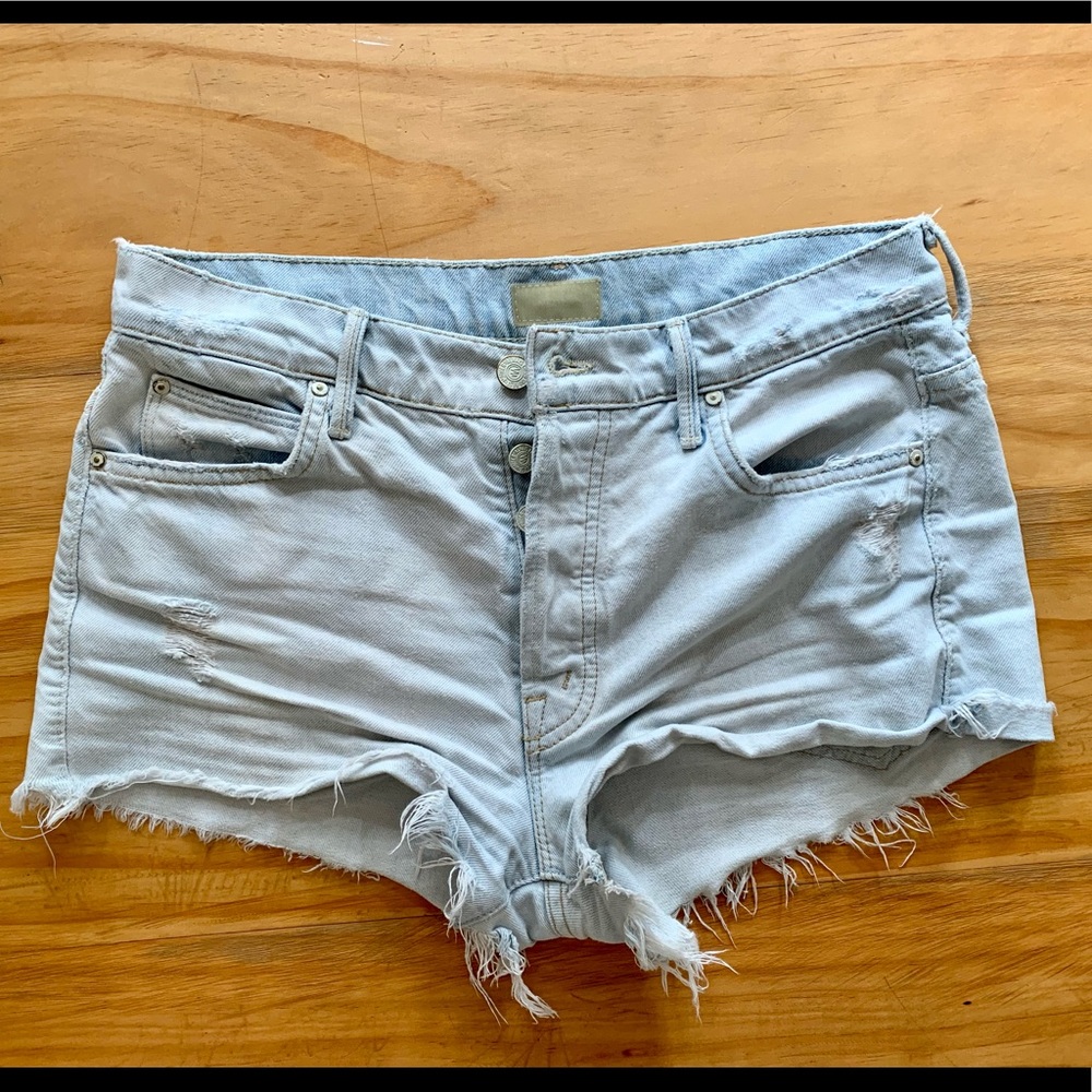 MOTHER The Stunner Fray Shorts, 27
